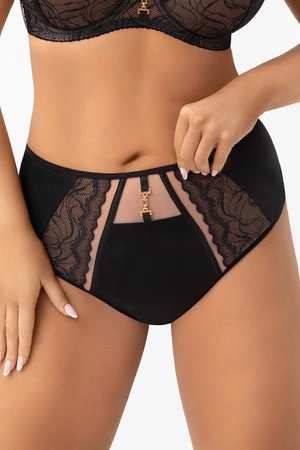 Gorsenia K976 Latika Majtki figi, czarny