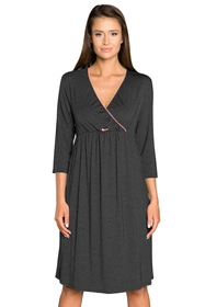 Italian Fashion Sonata r.3/4 Nocna koszulka, c.melanż/łosoś