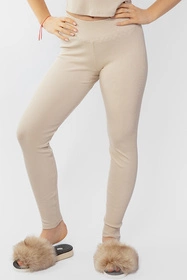 Dkaren Bayo-Kpl Komplet legginsy + bluzka, beż