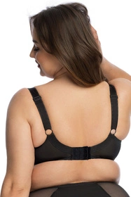 Gaia 1130M Filipa Maxi Biustonosz półusztywniany, czarny