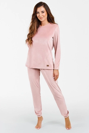 Italian Fashion Akara dł.r. dł.sp. Dres homewear, pudrowy róż