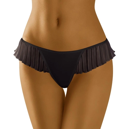 Wol-Bar Maracato Majtki szorto-stringi, czarny