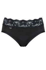 Sloggi 10031896 Romance Midi Majtki figi, 0004-black