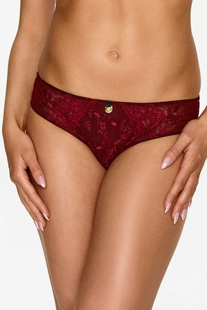 Lupo 2629-31 Majtki brazyliany, burgundowy