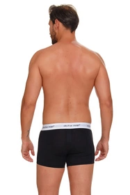 Doctor Nap BOX.5277 3-pack Majtki bokserki, black/melange/red