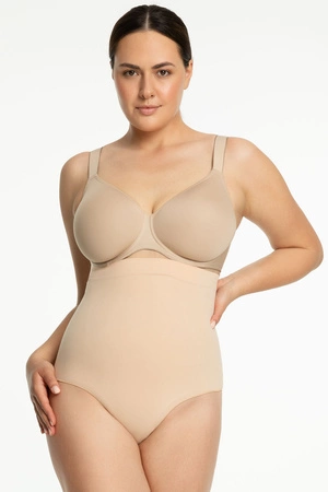 Julimex 441 Seamless High-Waist Panty Majtki figi modelujące, beżowy