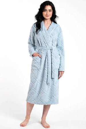 Italian Fashion Morena dł.r. Nocna szlafrok, j.niebieski