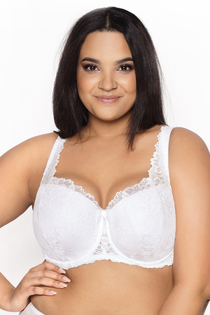 Mat 053/22 Carmela Big Biustonosz usztywniany, bia�y