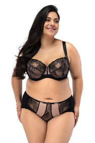 Nessa Candy N02 Majtki wysokie figi, czarny