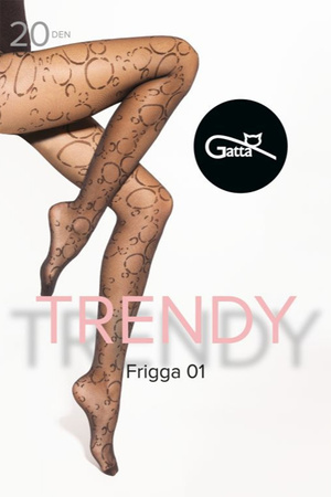 Gatta Frigga 01 20 DEN Wyr�b po�czoszniczy rajstopy, nero