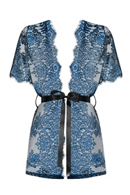 Obsessive Yassmyne peignoir Nocna peniuar, granatowy