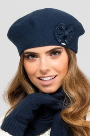 Kamea Salamanka Nakrycie głowy beret, granat