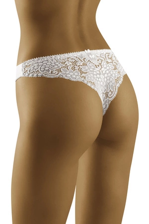 Wol-Bar Bolero Majtki stringi, biały