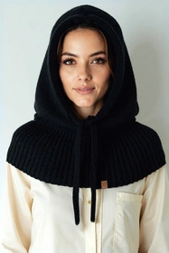 Vivisence 70110 Nakrycie głowy kaptur, czarny