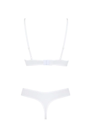 Avanua Adelina set Nocna komplet biustonosz + stringi, white