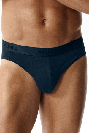 Atlantic 3MP-0944 3-pack Majtki slipy, brąz/indygo/khaki