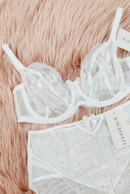 Vivisence 1052 Majtki wysokie figi, biały