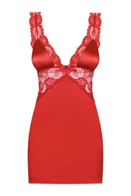 Obsessive Secred chemise Nocna komplet koszulka + stringi, czerwony