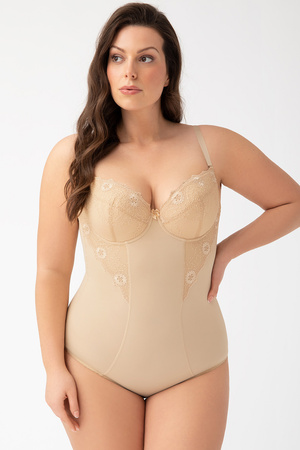 Gorsenia 184 Livia Body wyszczuplające, beżowy