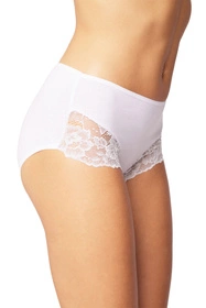 Vivisence 4008 3-pack Majtki wysokie figi, biały