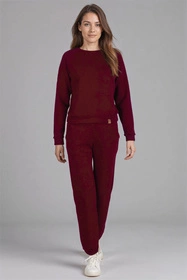 Vivisence 9204kmpl Komplet bluza+spodnie, bordowy