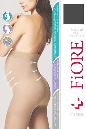Fiore Mama 20 den M5208 Wyrób pończoszniczy rajstopy, black