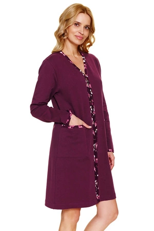 Doctor Nap SMZ.7319 Nocna szlafrok, burgundy