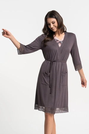 Moraj PDSZ4300-003 Nocna szlafrok, patt 1-taupe