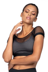 Reviver L5167/0 Top fitness, siatka czarna