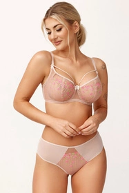 Azal Flora Majtki figi, beżowy