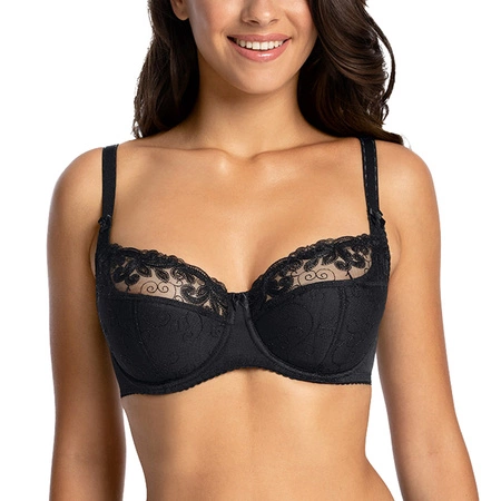 Gaia 899 Goldie Biustonosz półusztywniany, czarny 2