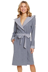 Doctor Nap SWW.7229 Nocna szlafrok, dark grey