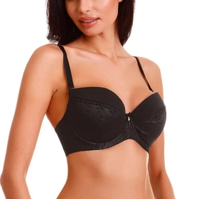 Alles Kelly 04 U Biustonosz usztywniany, czarny