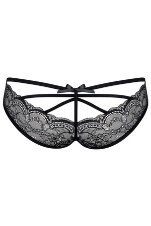 Obsessive Frivolla panties Majtki figi, czarny