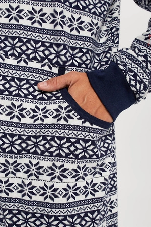 Italian Fashion Alaska Men dł.r. dł.sp. Nocna kombinezon, granat