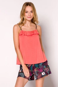 Babella Rio Nocna komplet top + szorty, print