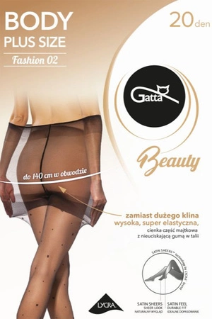 Gatta Body Plus Size 02 Wyrób pończoszniczy rajstopy, nero