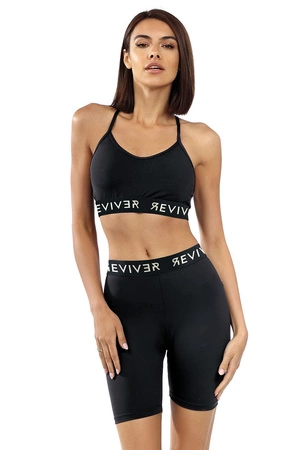 Reviver F5523 Top fitness, czarny-biel