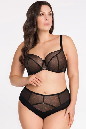 Gorsenia K874 Beverly Majtki figi, czarny