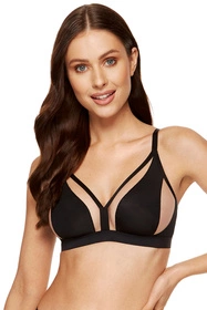 Gorteks Merida/B2 Biustonosz miękki, czarno-beżowy