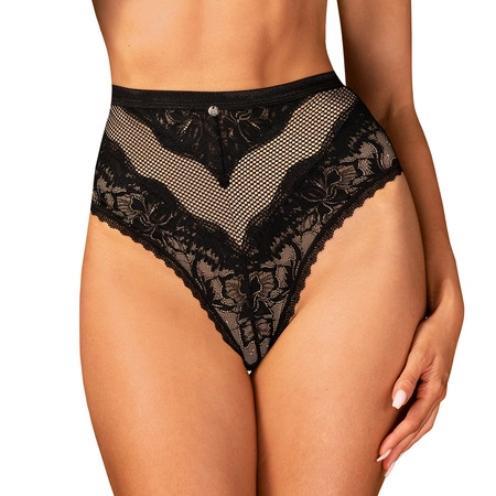 Obsessive Olvidia panties Majtki figi, czarny
