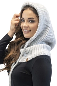 Vivisence 70102 Nakrycie głowy kaptur, jasnoszary