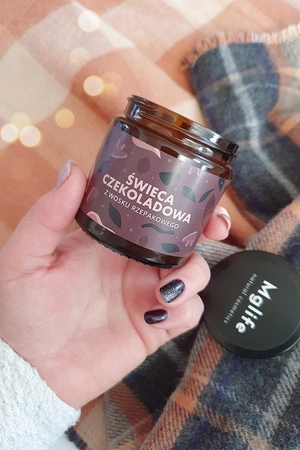 Mglife Świeca czekoladowa - rzepakowa Świeca zapachowa, naturalna
