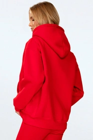 Dkaren Oseye-Bl Bluza nierozpinana, czerwony