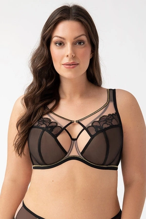 Gorsenia K758 Saanvi Biustonosz miękki, czarny