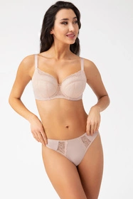 Gorsenia K484 Peony Majtki figi, beżowy