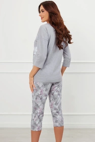 Italian Fashion Ibena r.3/4 sp.3/4 Nocna piżama, melanż/druk