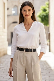 Vivisence P0001 Pasek skórzany, black