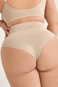 Gabriella Brasilian Shapewear Code S124 Majtki wysokie brazyliany, natural