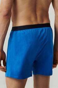 Atlantic 2MBX-025 2-pack Majtki bokserki, ciemnoniebieski/niebieski